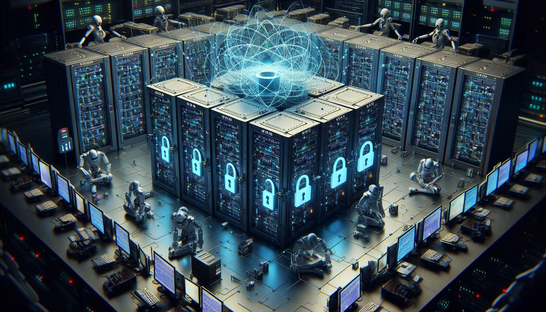 Post-Quantum cryptography protecting a futuristic data center