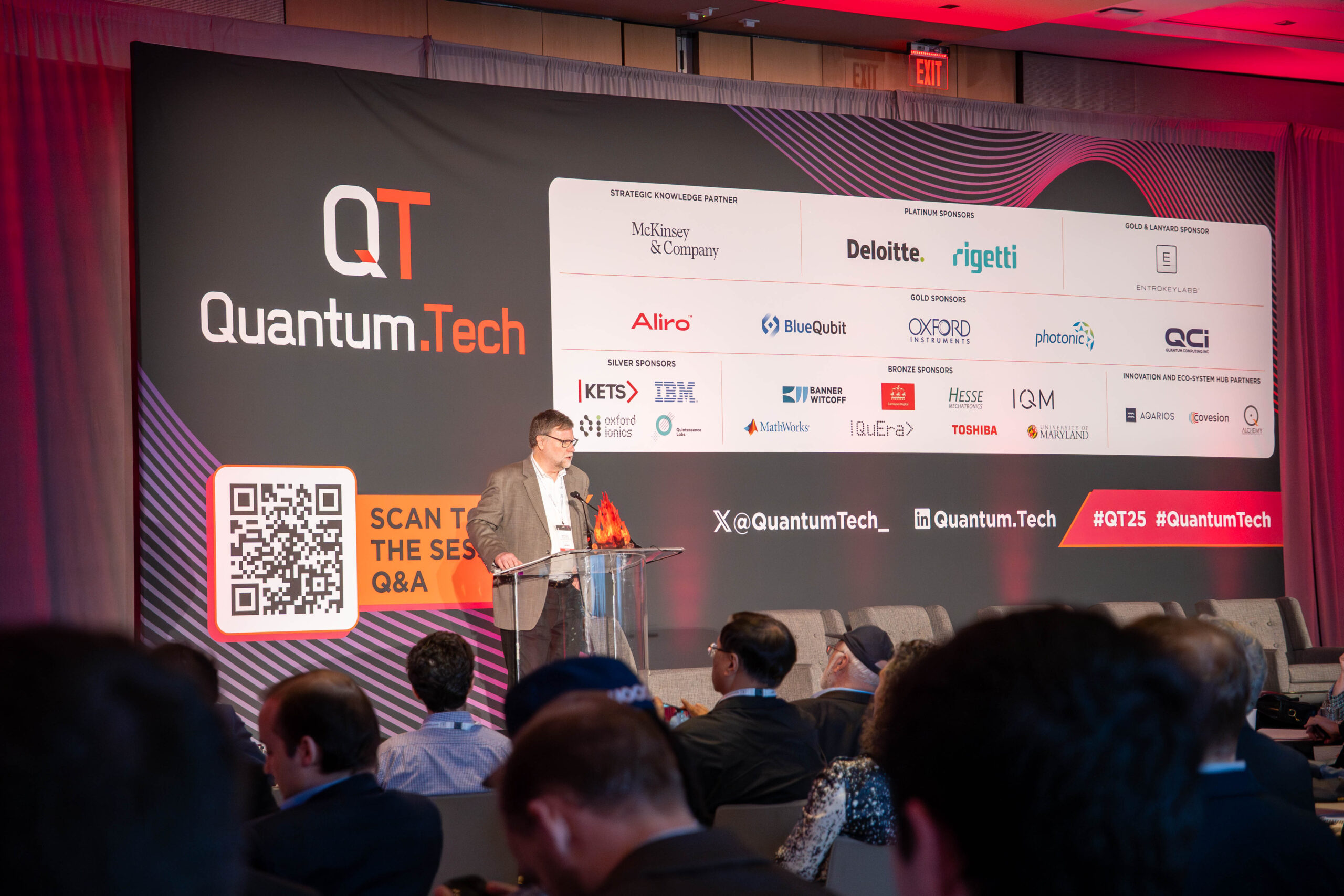 Bob Sutor speaking at Quantum.Tech USA 2025 in DC