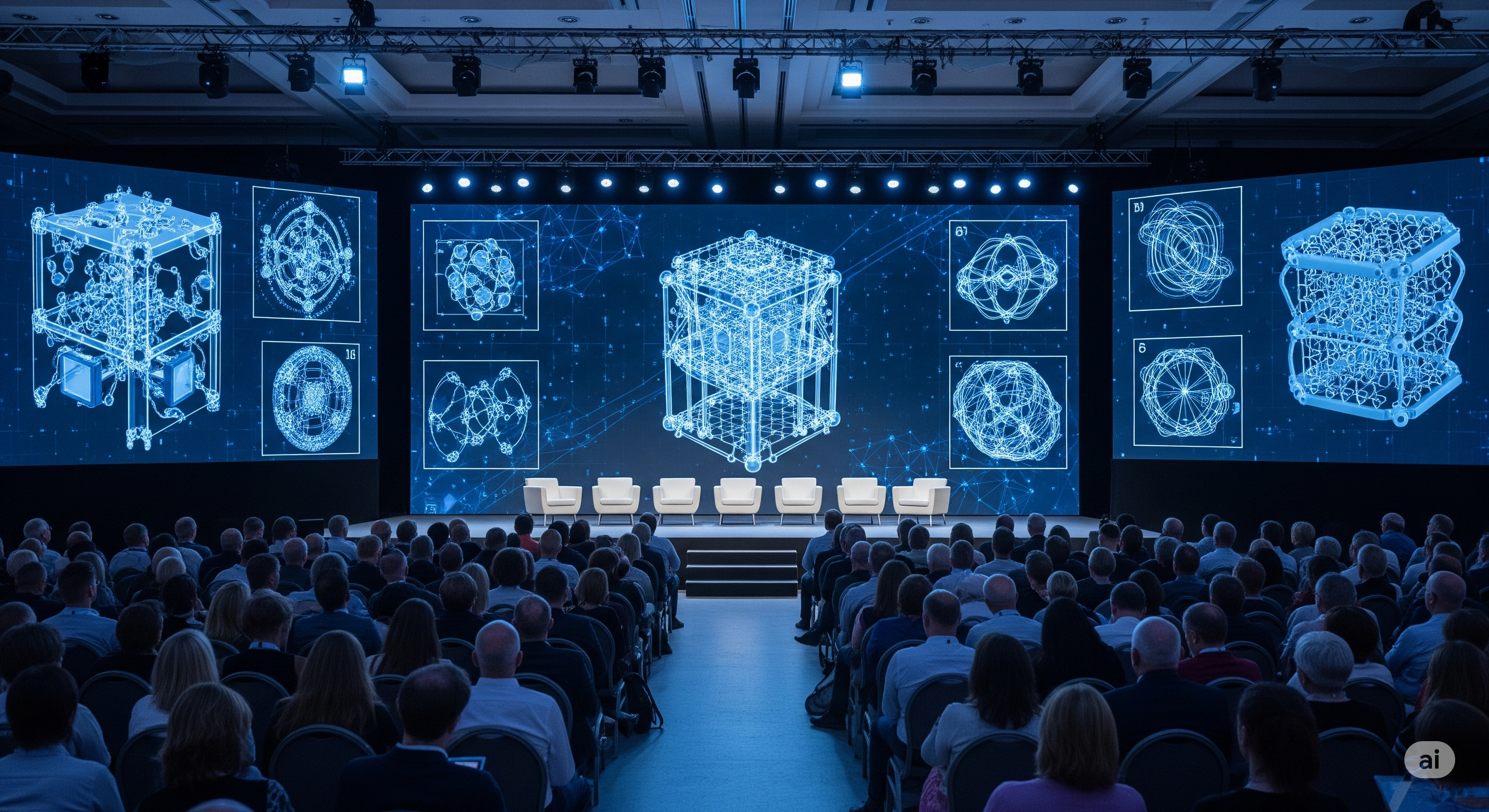 an audience of people at a quantum conference